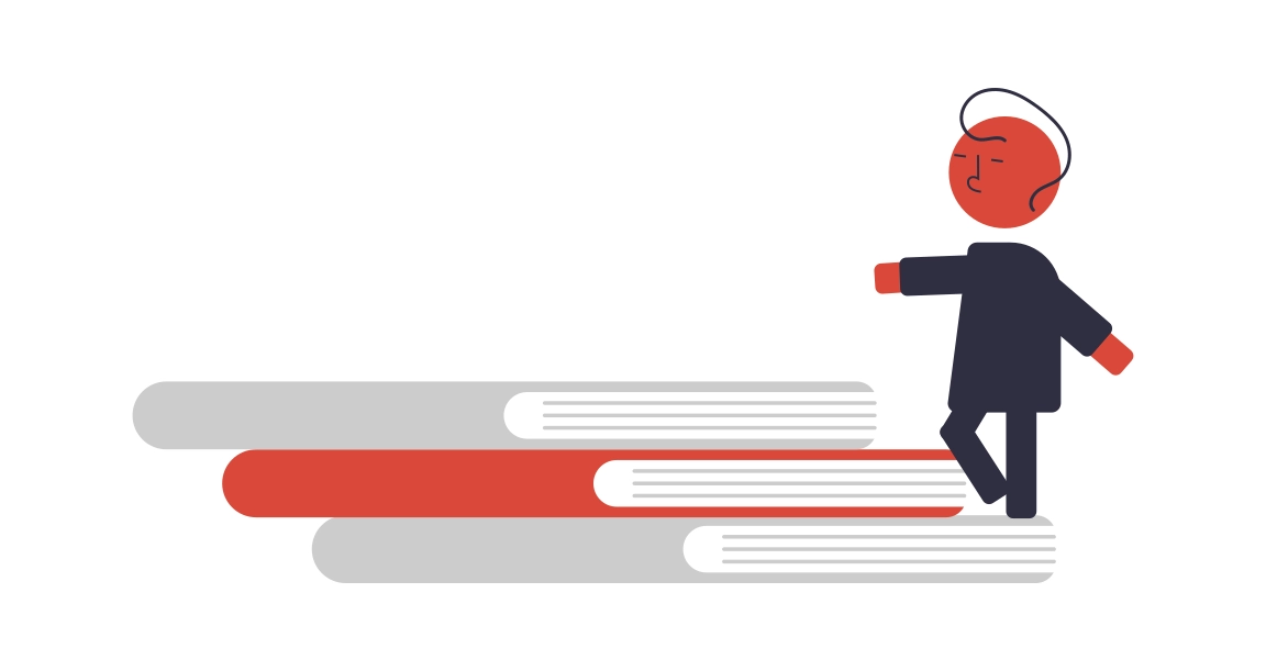 Illustration: road to knowledge