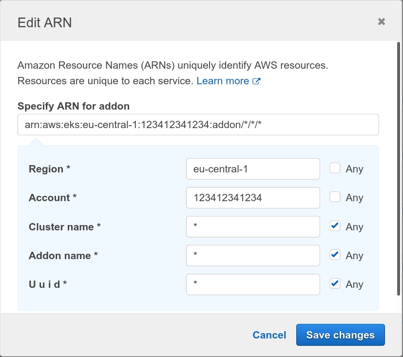 generate-addons-policy