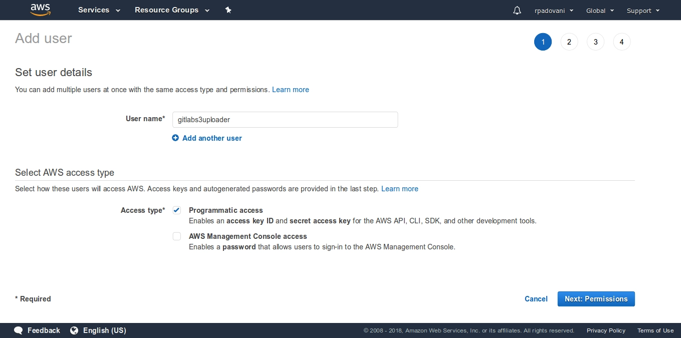 iam user creation